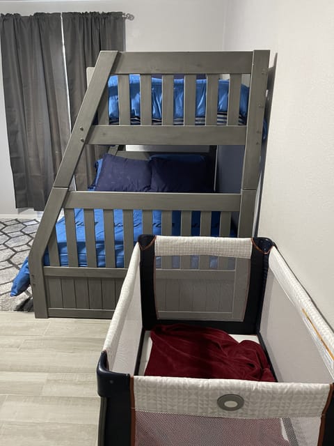 3 bedrooms, iron/ironing board, travel crib, WiFi