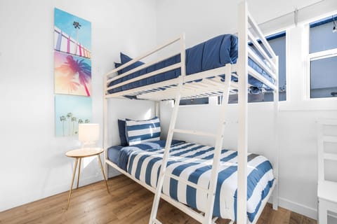 Two bunk beds in the third bedroom perfect for larger groups or kids!