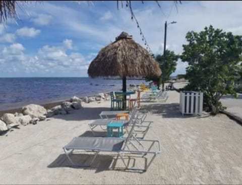 Sun loungers, beach towels