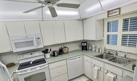 Fully stocked kitchen