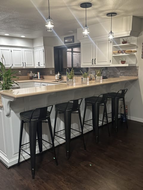 Bright kitchen with lots of space to whip up delicious meals