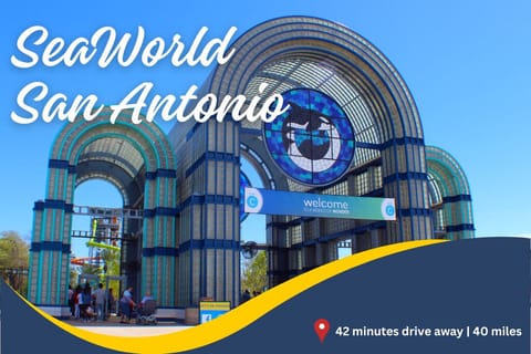 Make it a day of thrills—SeaWorld is just 42 minutes from the Haus.
