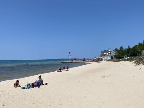 On the beach