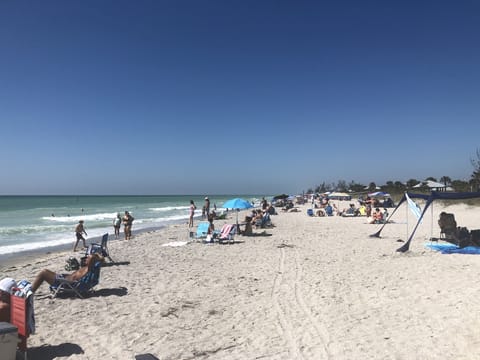 Sun loungers, beach towels