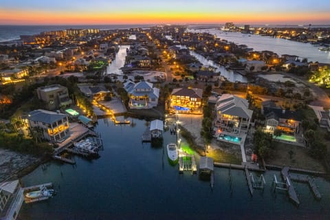 View of House, Destin Harbor & Gulf Beach Access just a 2 min Walk Up Sidewalk!!