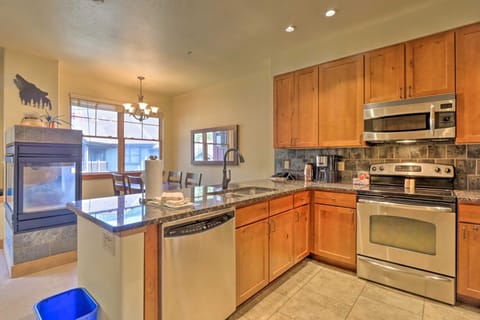 Indoors, Kitchen, Microwave, Oven, Sink