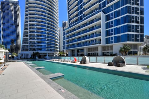 Indoor pool, outdoor pool