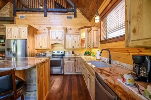 Counter tops are incredible. Everything genuine rare woods.