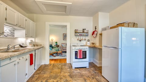 Kitchen with all the cookware, dishes, etc you'll need.