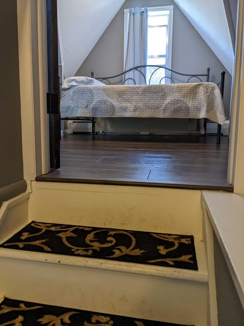 Loft at the top of the stairs, second floor