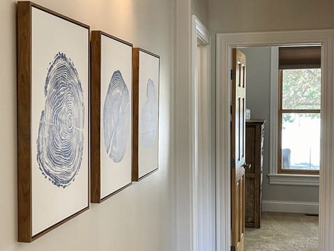 Hallway between first bedroom and second bedroom