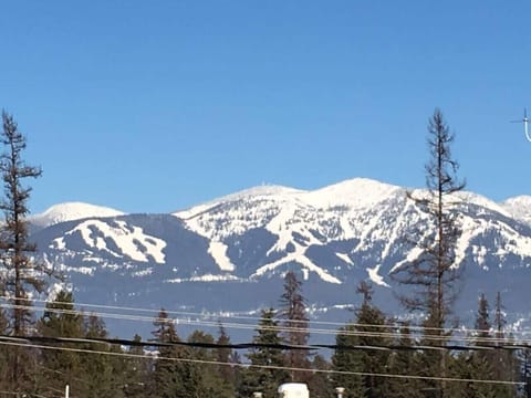 Stellar View of Big Mtn from the upper level deck