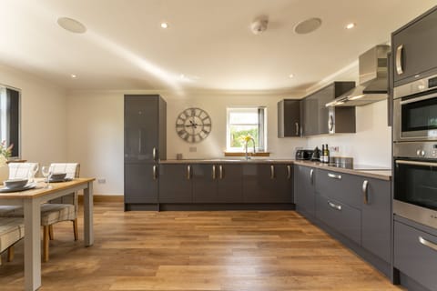 Modern fitted kitchen with everything required for a self catering holiday