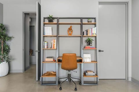 Work stress-free in this cozy workstation