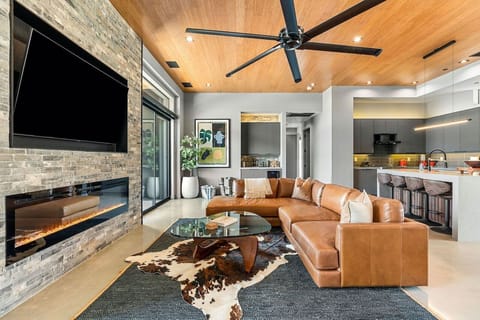 Relax while watching your favorite show or just get cozy by the fireplace