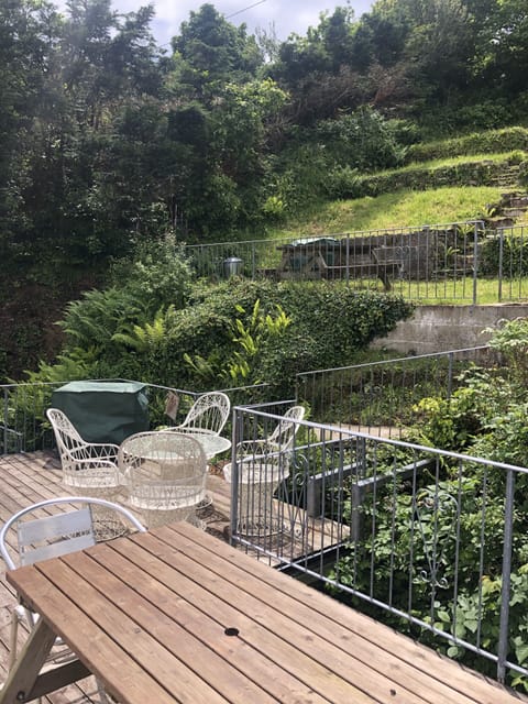 Our 2 apartments have a rear deck and garden access