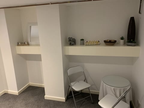 Bedroom table and mirror