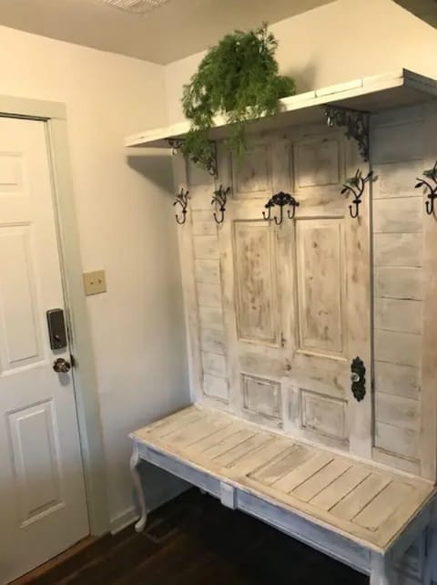 Seat by front entry.