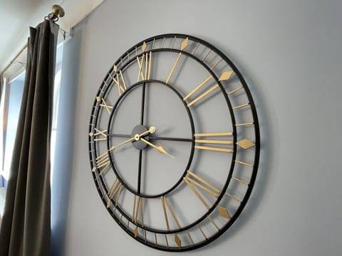 Beautiful decorations can be found throughout the apartment