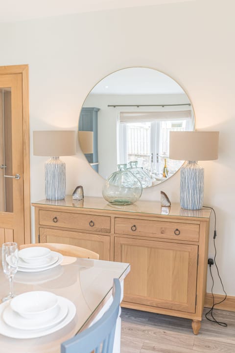 Elegant interior decoration at Cherry Garth, designed by local interior designer Joanna Cox