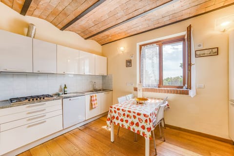 Kitchen and dining area