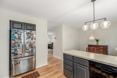 Kitchen, Breakfast Nook and Looking to Dining Room