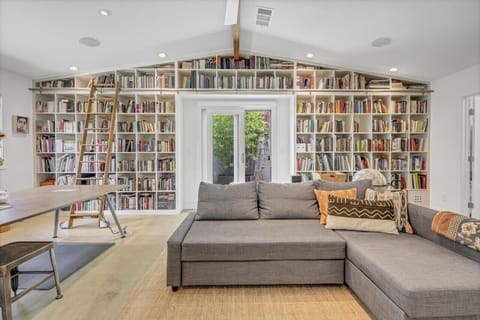 Library with Sofa Sleeper