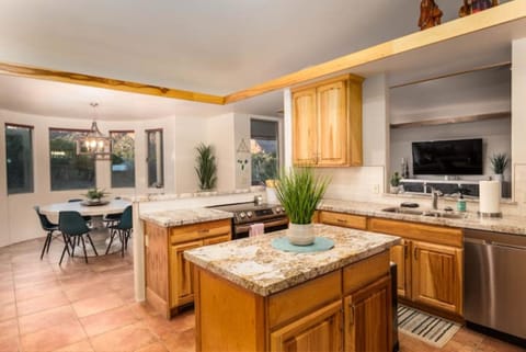 Kitchen stocked with everything you need