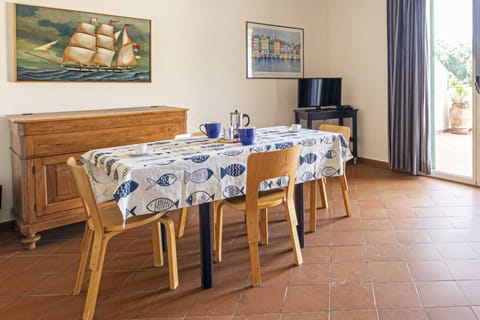table in the living room-Bellavista-Elba Island