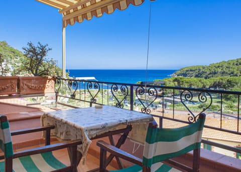 Seaview from the balcony-Il Nido-Elba Island