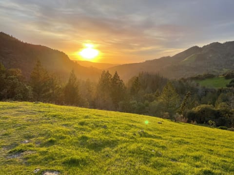 Sunset in nearby Sugarloaf State Park (5 min drive from house)