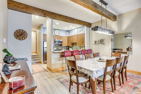 Dining Area | Dishes & Flatware Provided | Open Floor Plan