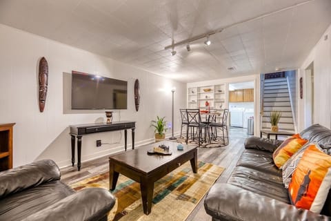 All utilities included. Enjoy some home entertainment with our 55" Sony Smart TV with multiple streaming apps.