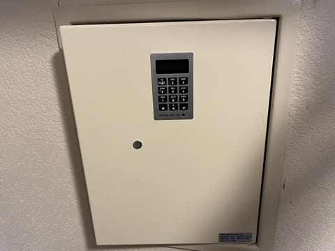 Safe available in Master Closet