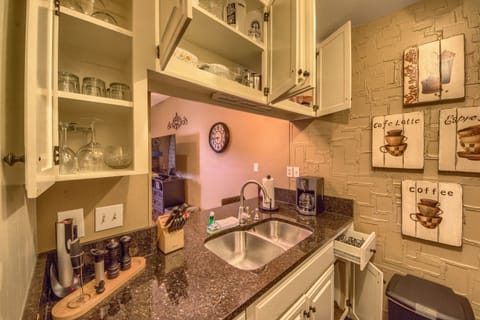 Fully stocked kitchen