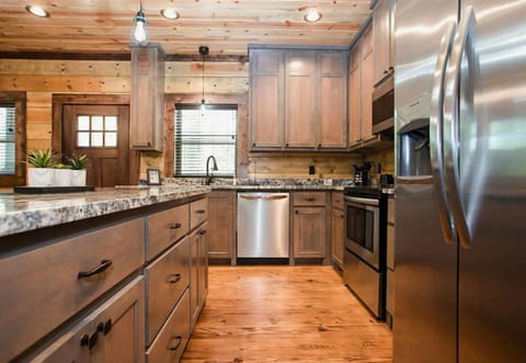 Whip up delicious meals in our kitchen, where functionality and style are perfectly blended.