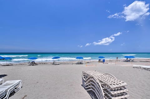 On the beach, beach towels