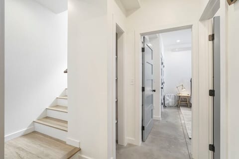 Stairs heading to the upper level of the house