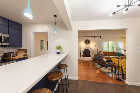 Small bar area off of the main level kitchen.
