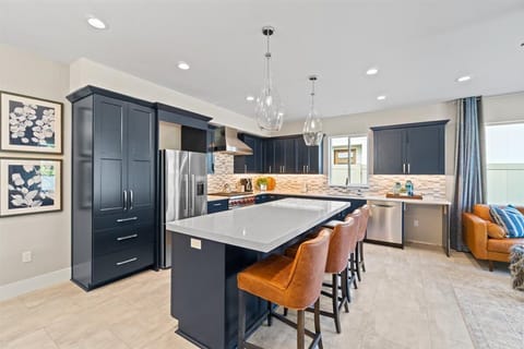 Kitchen and Dining Bar