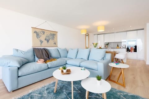 Open plan space at 3 The Bay, Cawsand, Cornwall