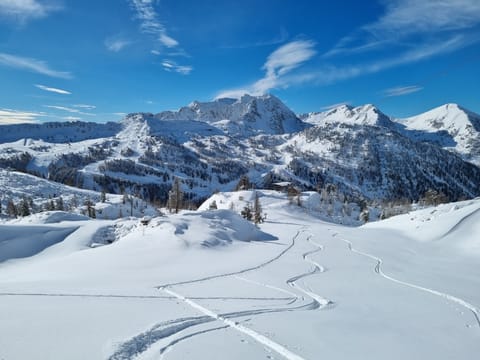 Quiet slope-side studio Isola 2000 sleeps 4 Apartment in Isola