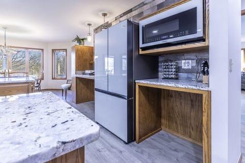 Brand new counters, flooring, paint and appliances! 