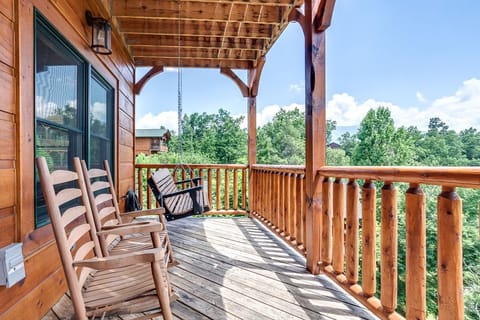 Enjoy the lovely view from one of the 3 furnished balconies!