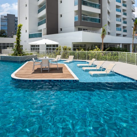 Indoor pool, outdoor pool