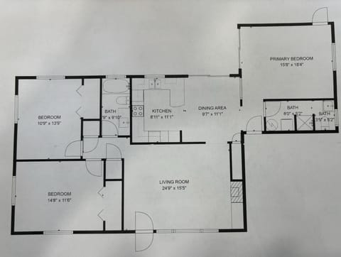 Floor plan of the home