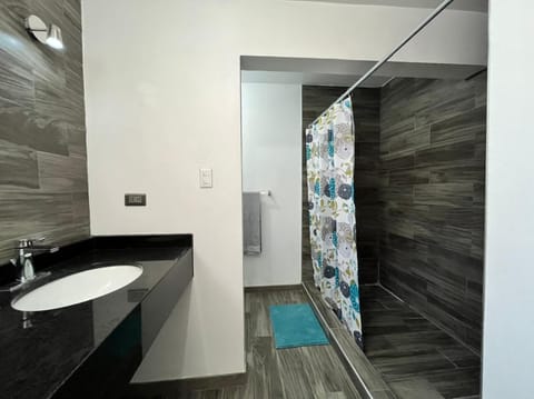 Combined shower/tub