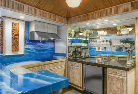 Tiki Bar will have a 3rd dishwasher, 2nd stove, and an ice maker.