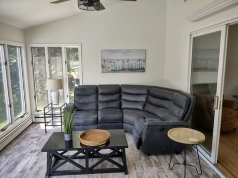 Large sunroom perfect for your morning coffee