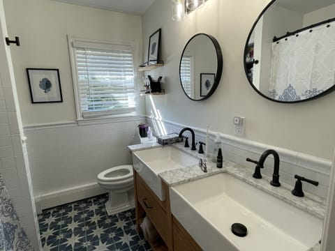 Fully renovated with double sinks